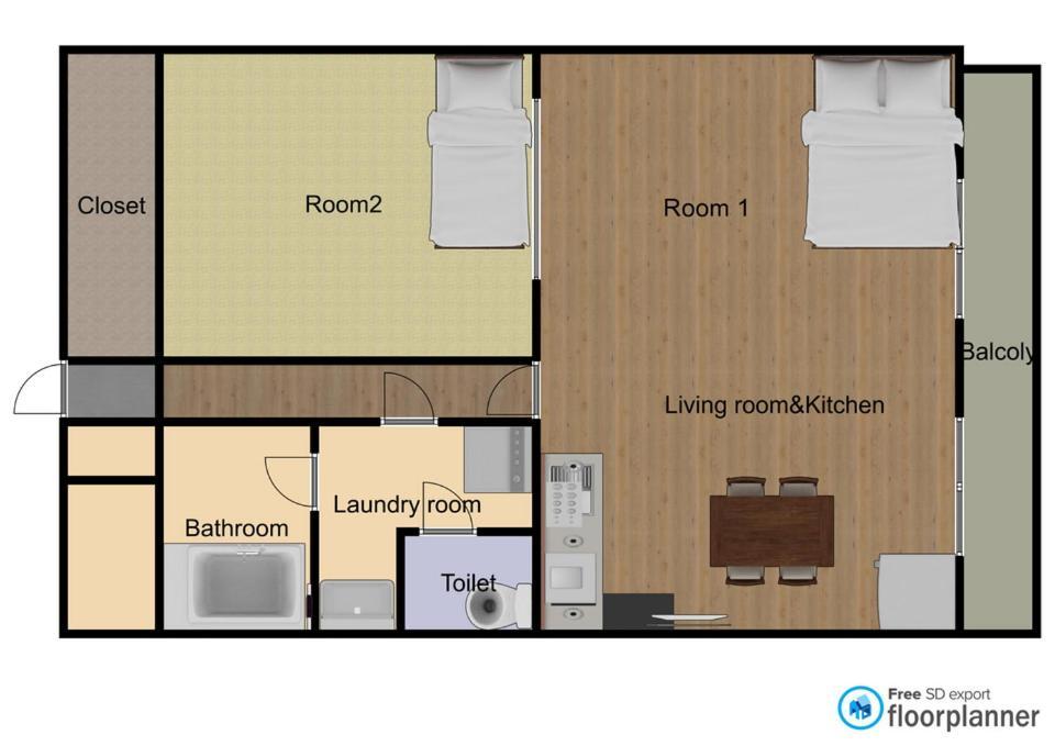 Mori Apartment Dotonbori 2Dk Osaka Exterior photo
